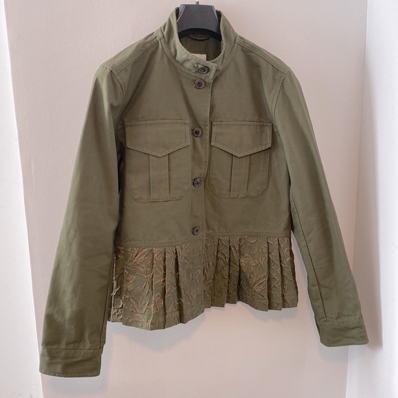 GAP Floral Hem Utility Jacket size SML - Picture 6 of 7